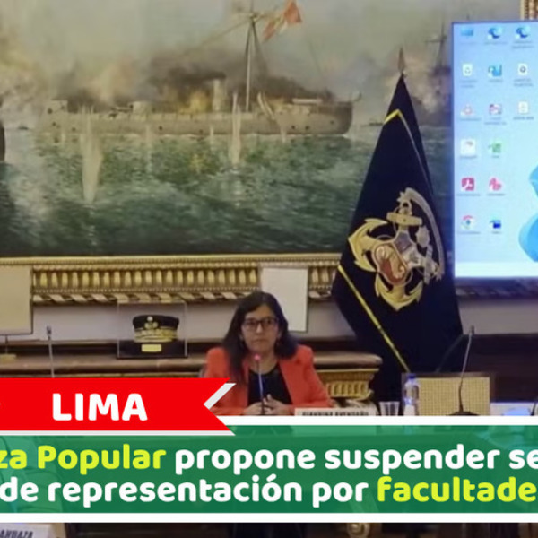 Lima: Fuerza Popular propone suspender semana de representación por facultades