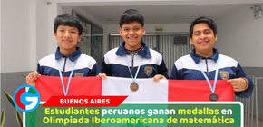 Estudiantes peruanos ganan medallas en Olimpiada Iberoamericana de matemática