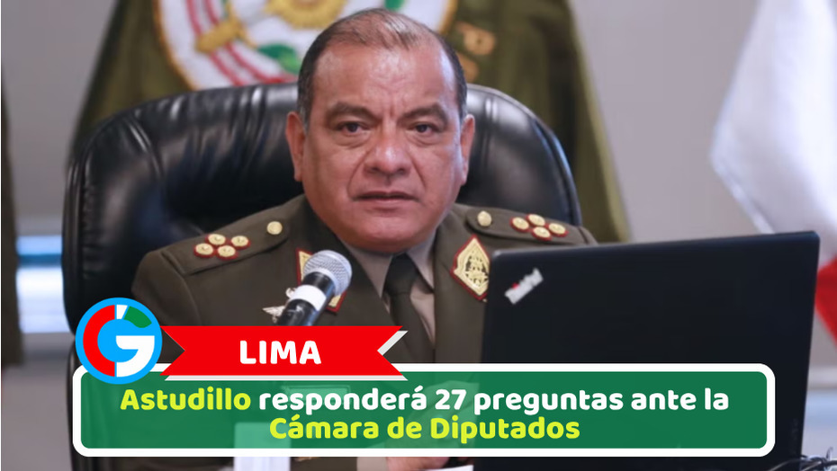 Lima: Astudillo responderá 27 preguntas ante la Cámara de Diputados