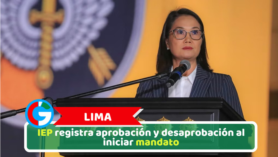 Lima: IEP registra aprobación y desaprobación al iniciar mandato
