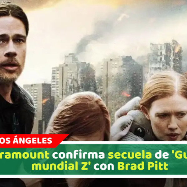 Paramount confirma secuela de 'Guerra mundial Z' con Brad Pitt