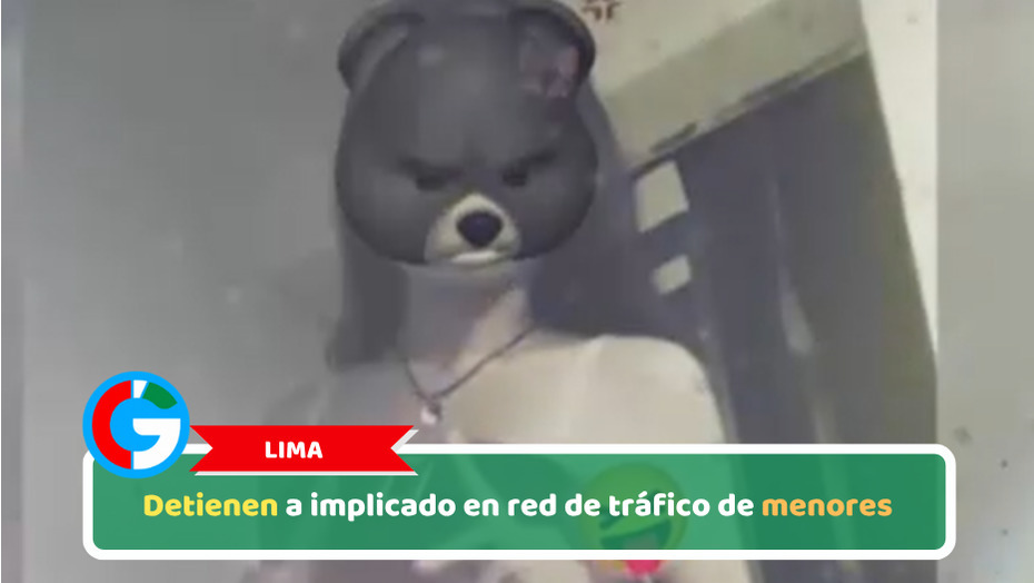 Lima: Detienen a implicado en red de tráfico de menores