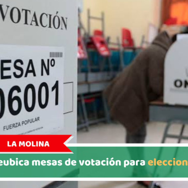 La Molina: ONPE reubica mesas de votación para elecciones 2026