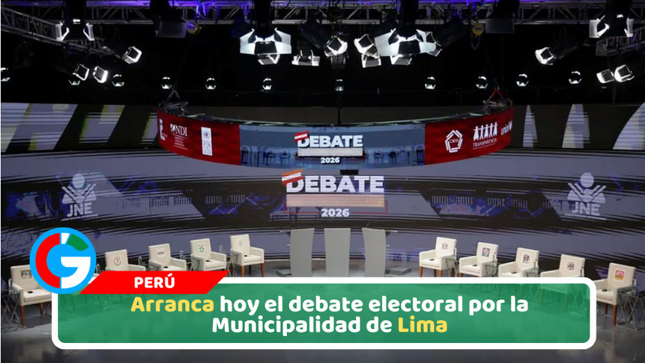 Arranca hoy el debate electoral por la Municipalidad de Lima