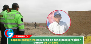 Esposa encuentra el cuerpo de candidato a regidor dentro de un saco
