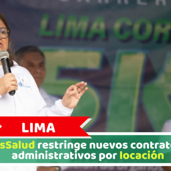 Lima: EsSalud restringe nuevos contratos administrativos por locación