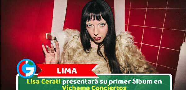 Lima: Lisa Cerati presentará su primer álbum en Vichama Conciertos