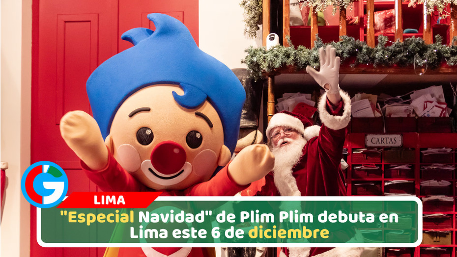 "Especial Navidad" de Plim Plim debuta en Lima este 6 de diciembre
