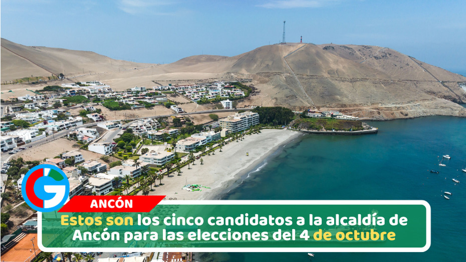 Estos son los cinco candidatos a la alcaldía de Ancón para las elecciones del 4 de octubre