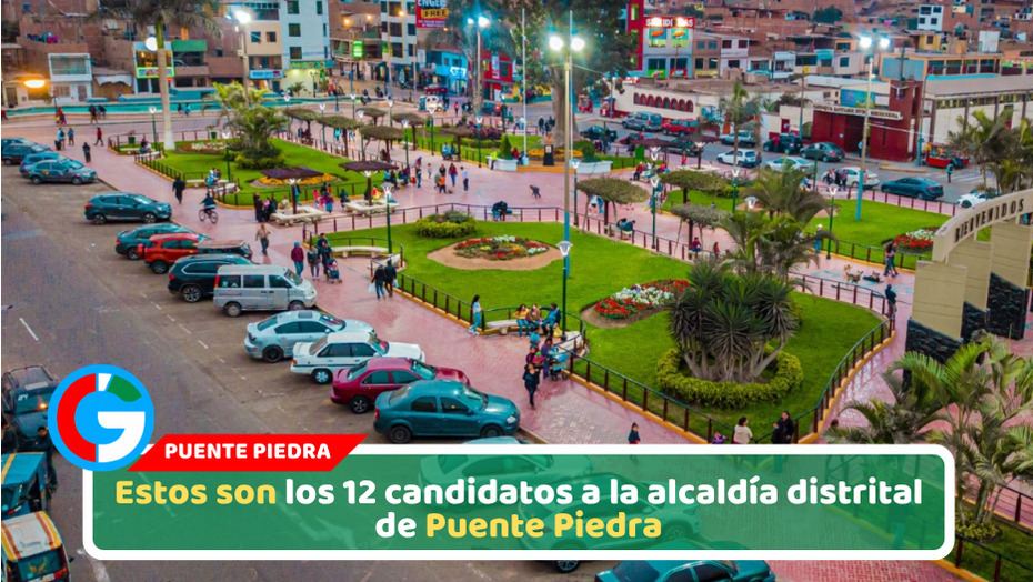 Puente Piedra: estos son los 12 candidatos a la alcaldía distrital