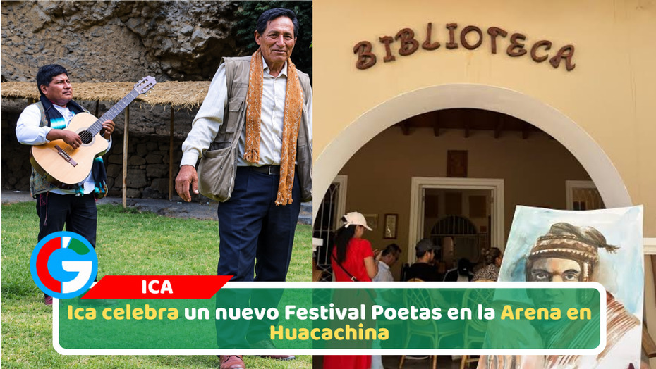 Ica celebra un nuevo Festival Poetas en la Arena en Huacachina