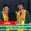 Lima: Velarde destaca apertura económica y estabilidad nacional