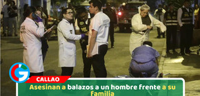 Asesinan a balazos a un hombre frente a su familia