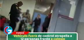 Vehículo fuera de control atropella a 12 personas frente a colegio