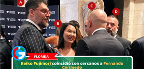 Florida: Keiko Fujimori coincidió con cercanos a Fernando Cerimedo