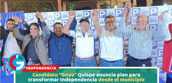 Candidato "Goyo" Quispe promete derrotar delincuencia en Independencia durante 100 días