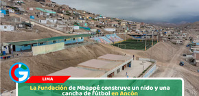 La fundación de Mbappé construye un nido y una cancha de fútbol en Ancón