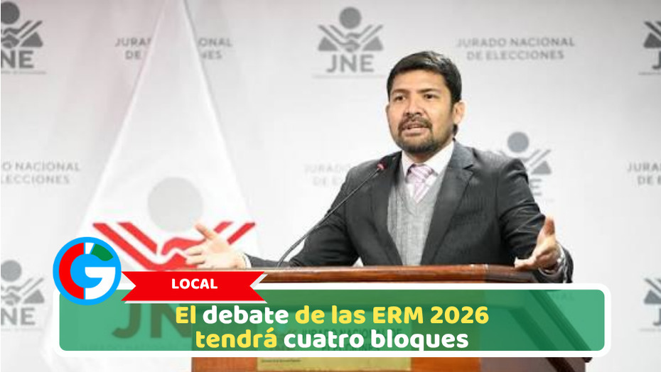 Local: El debate de las ERM 2026 tendrá cuatro bloques