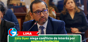 Lima: Luis Dyer niega conflicto de interés por antigua fundación